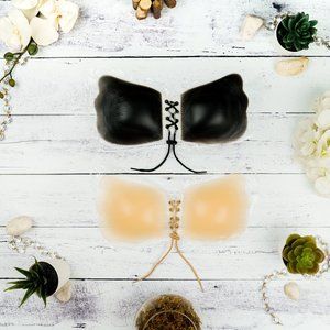 Chinese laundry - Silicone Self-Adhesive Stick On Push Up Backless Invisible Bra